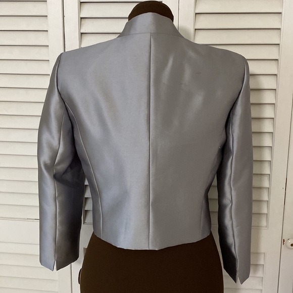 Tahari “Arthur S. Levine”  Dress Jacket Gray Size 6 - Picture 4 of 7